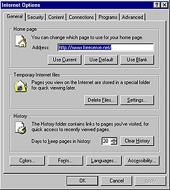 Internet Settings