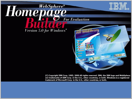 ibm websphere homepage builder